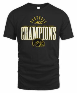 2025 Atlantic Coast Conference Football Champions Iowa Hawkeyes Tee