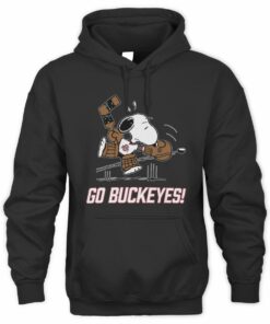Go Buckeyes Peanuts x Ohio State Snoopy Goalie Hoodie