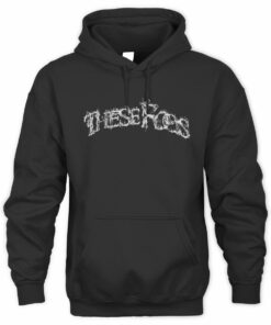These Foos Merch These Foos 4/20 Smoke Black Hoodie