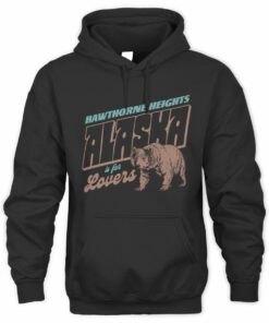 Hawthorne Heights Merch Hawthorne Heights Alaska Is For Lovers Black Hoodie