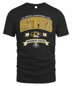 Missouri Tigers 2025 SEC Football Championship Game Champions T-Shirt