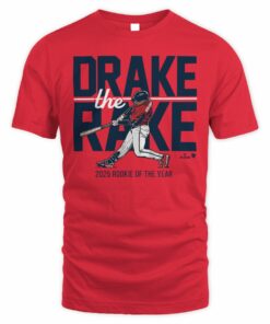 Drake Baldwin The Rake 2025 Rookie Of The Year Baseball T-Shirt