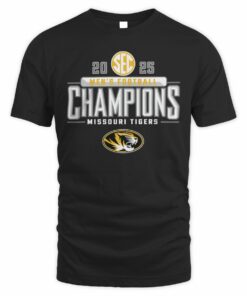 Missouri Tigers 2025 SEC Football Champions Official T-Shirt