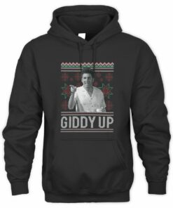 Giddy Up Holiday Ugly Christmas Hoodie