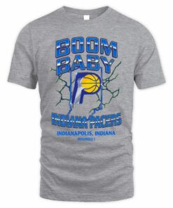 Indiana Pacers Boom Baby City Edition Indianapolis Indiana T-Shirt