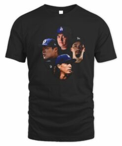 Dodgers 4 Aces x Deathrow Mafia Collab T-Shirt
