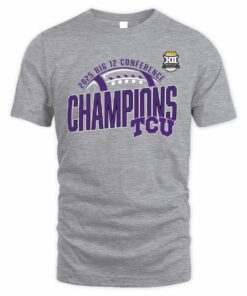 TCU Horned Frogs 2025 Big 12 Football Champions Locker Room T-Shirt