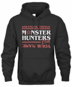 Stranger Things Personalized Hoodie Monster Hunters Club