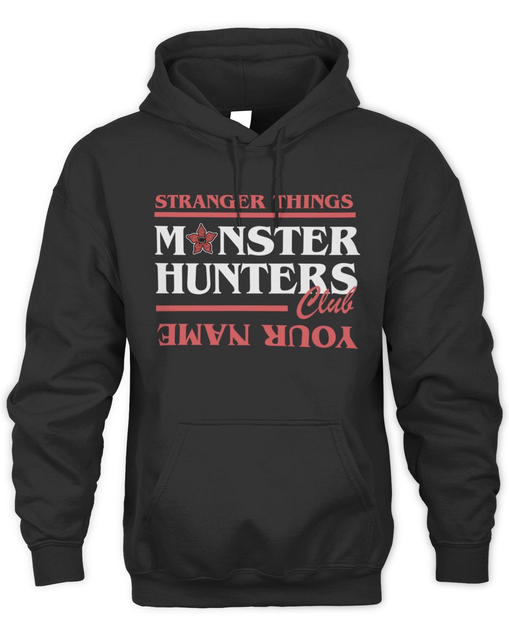 Stranger Things Personalized Hoodie Monster Hunters Club