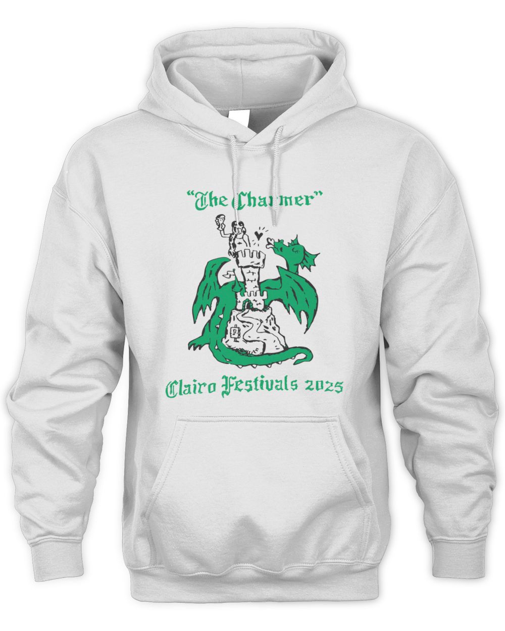 Clairo Merch The Charmer Fest White Hoodie