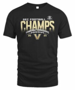 Vanderbilt Commodores 2025 SEC Football Conference Champions Tee