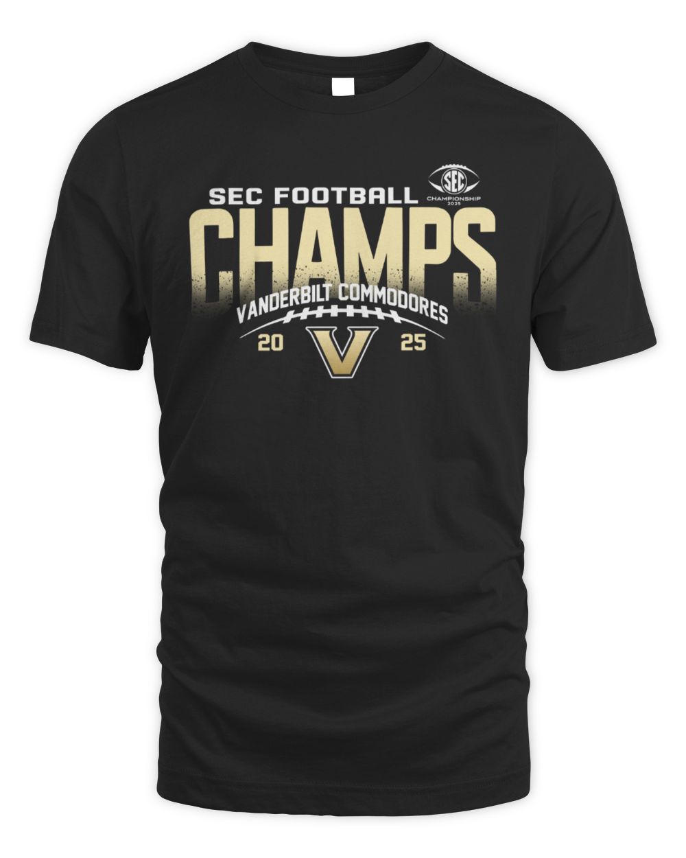 Vanderbilt Commodores 2025 SEC Football Conference Champions Tee