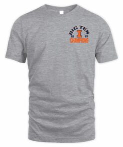 Illinois Fighting Illini 2025 Big Ten Football Conference Champions T-Shirt