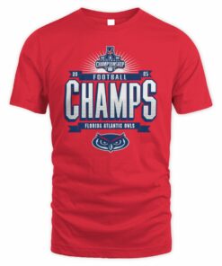 Florida Atlantic Owls AAC Football Championship 2025 Champs T-Shirt