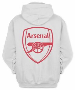 Arsenal FC Big Crest Cannon Emblem Graphic Hoodie