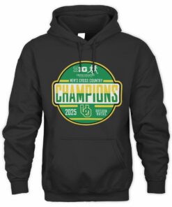 Oregon Ducks Men's Cross Country Champions Big Ten 2025 Hoodie