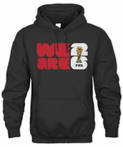 FIFA 2026 World Cup Emblem Graphic Licensed Hoodie