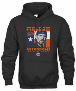 Astros x Willie Nelson Texas Flag Vintage Music Stadium Hoodie
