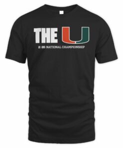 Miami Football The U CFP National Championship T Shirt