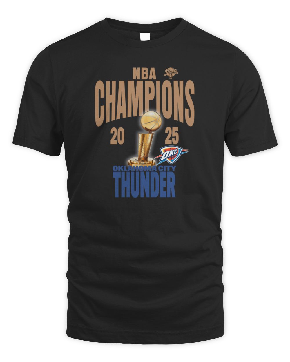 Oklahoma City Thunder Preschool 2025 NBA Finals Champions Locker Room Confetti T-Shirt