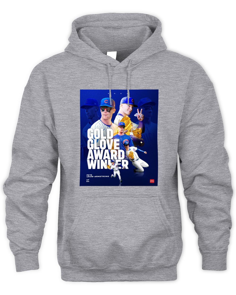Chicago Cubs Gold Glove Winner Pete Crow-Armstrong 2025 Hoodie