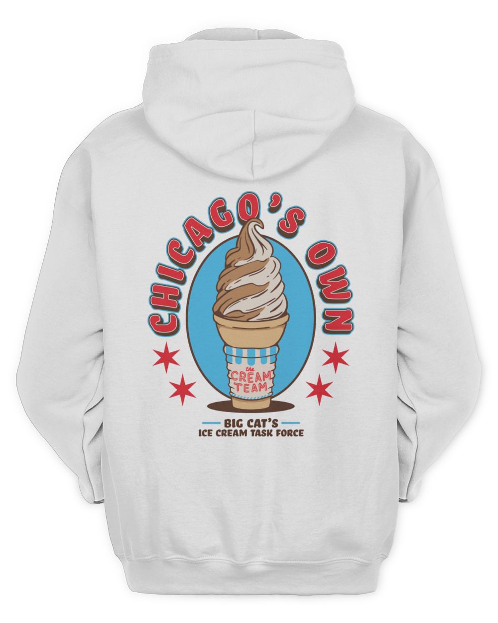 Chicago Cream Team Big Cat Ice Cream Squad Hoodie