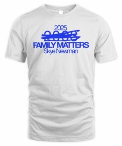 Skye Newman Merch Family Matters Sneaker Print T-Shirt