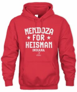 Indiana Football Big Ten Fernando Mendoza For Heisman Hoosiers Hoodie