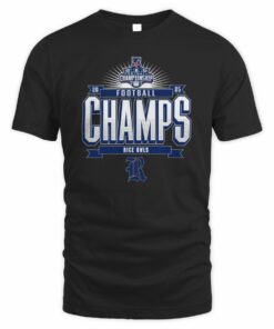 Rice Owls AAC Football Championship 2025 Champs T-Shirt