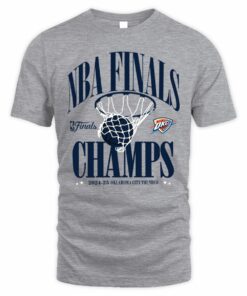 Oklahoma City Thunder 2025 Finals Champions Playoff Fade Away T-Shirt