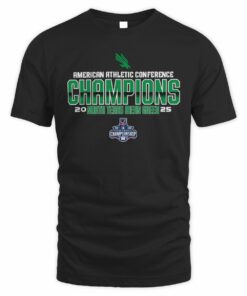 North Texas Mean Green 2025 AAC Football Champions Official Locker Room T-Shirt