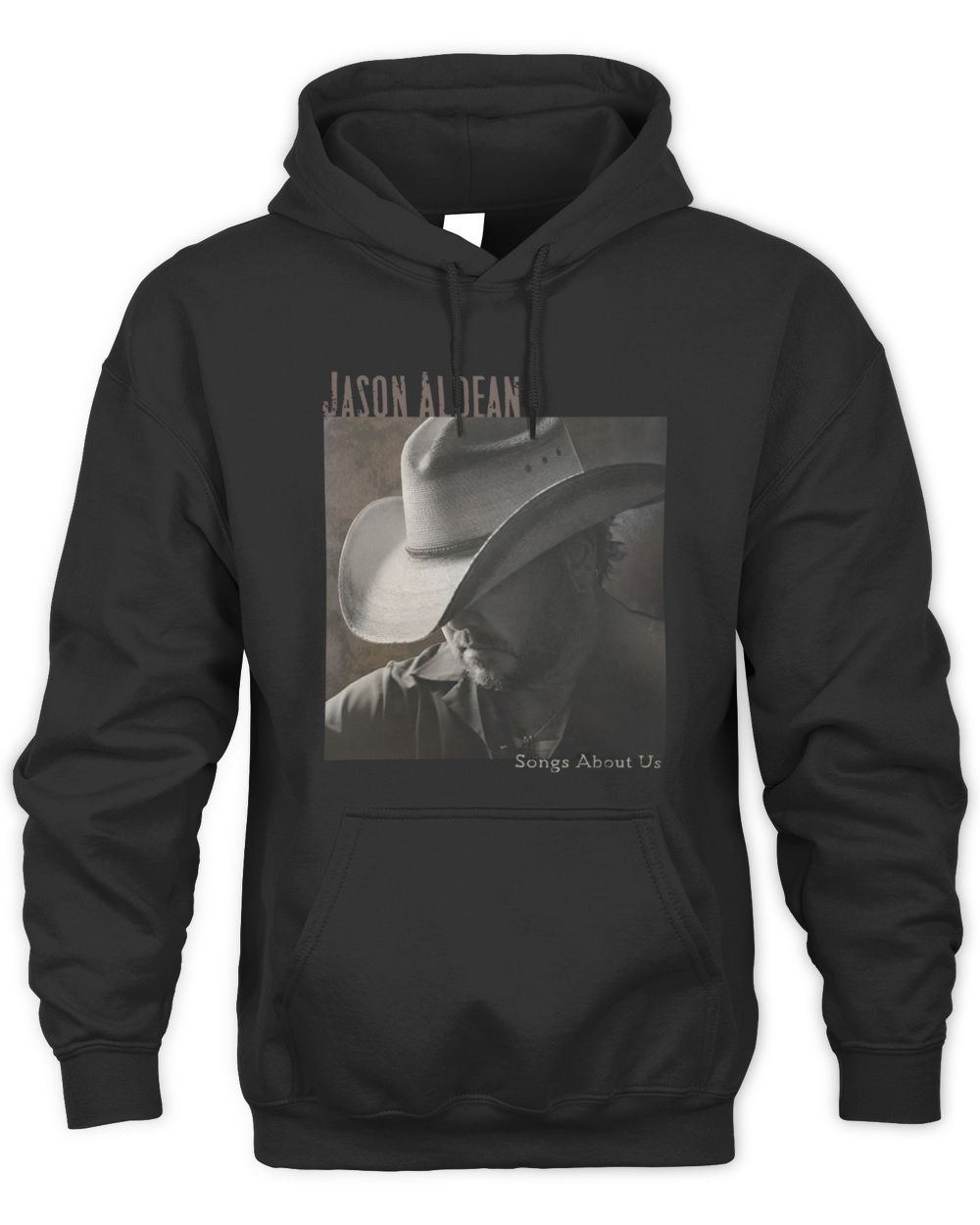 Jason Aldean Merch Songs About Us Black Hoodie