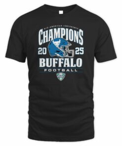 Buffalo Bulls Helmet 2025 MAC Football Champions T-Shirt