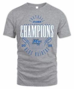 Middle Tennessee Blue Raiders 2025 C-USA Football Conference Champions T-Shirt