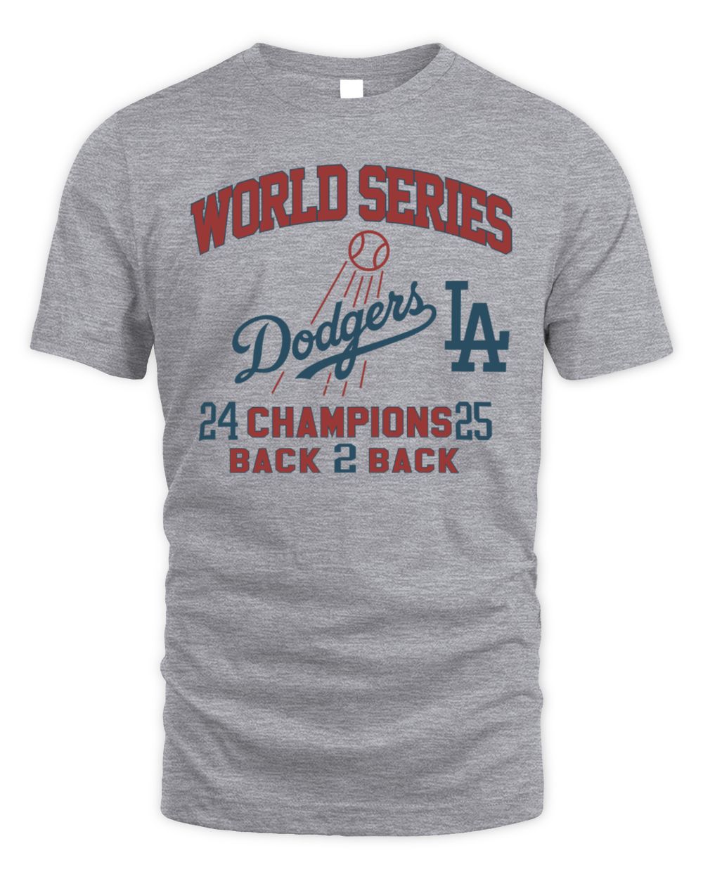 Los Angeles Dodgers World Series Champions 24 25 Back 2 Back T-Shirt