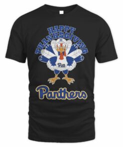 Pittsburgh Panthers Happy Thanksgiving Turkey T-Shirt