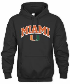 NCAA Shop Miami Hurricanes Line Corps Black Official Hoodie