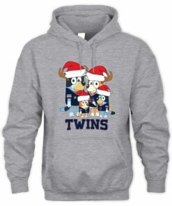 Minnesota Twins Family Christmas Santa Hat Cute Baseball Hoodie