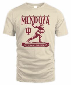 Indiana Football Fernando Mendoza Heisman Trophy T Shirt