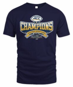 California Golden Bears 2025 ACC College Football Champion Team T-Shirt