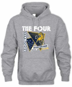 Official 2025 MHSAA Football D8 The Four Bark River-Harris Broncos Hoodie
