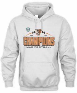 2025 Bowling Green Falcons MAC Football Champs Official Hoodie