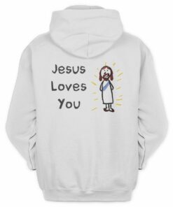 Bryce Crawford Merch I Love Jesus Jesus Loves You Cartoon Hoodie