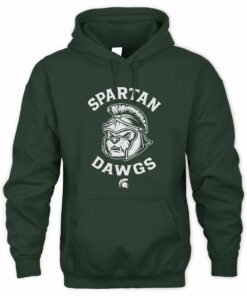 Spartan Dawgs MSU Basketball Team Edition Graphic Hoodie
