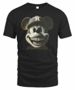 Vintage Black Htown Mick Houston Astros Street T-Shirt