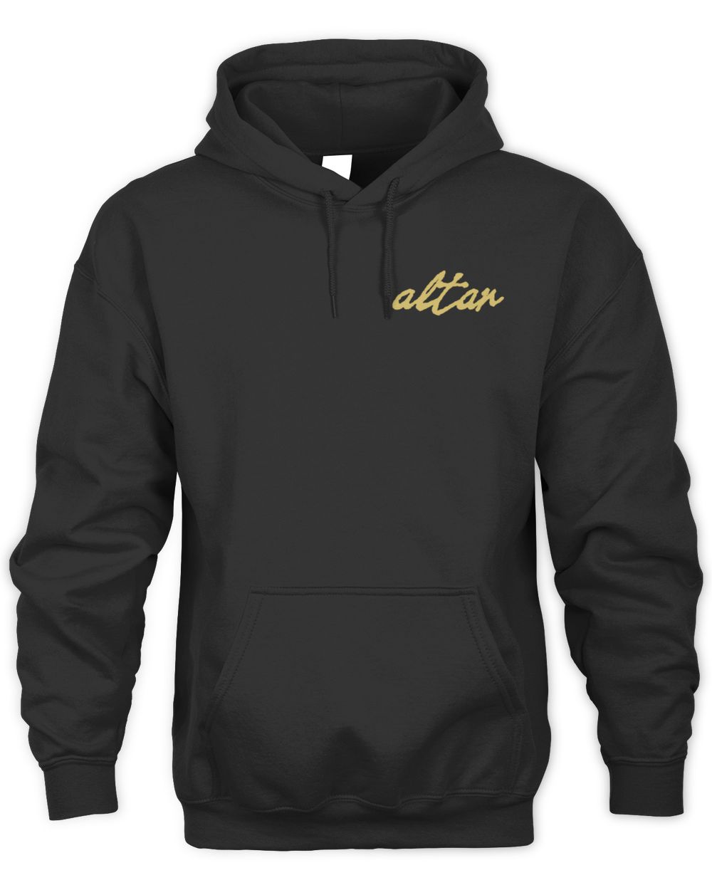 Hulvey Merch Altar Black Hoodie