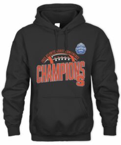 Official Syracuse Orange 2025 ACC Champions Logo Football Hoodie