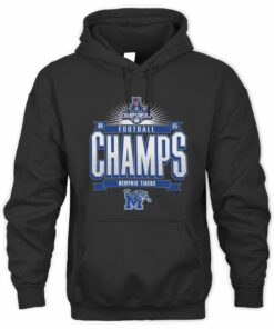 American Athletic Conference Football Champions 2025 Memphis Tigers Hoodie