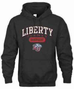 Liberty Flames Pill Box Grandparent College Spirit Hoodie