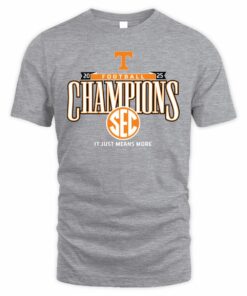 SEC Champions 2025 Tennessee Volunteers Football Graphic T-Shirt